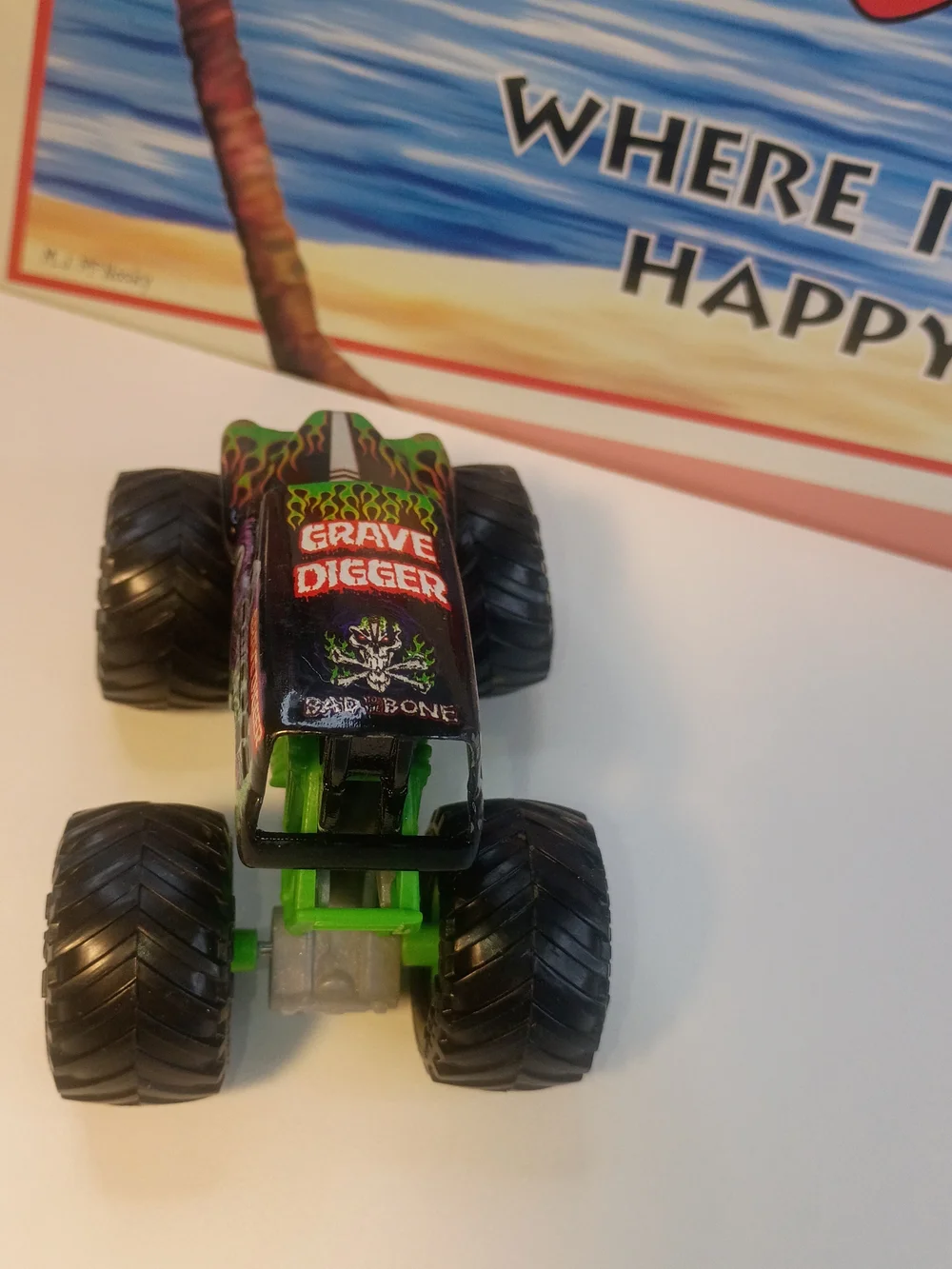 Monster Jam Grave Digger Loose Green Truck 1/64 Scale